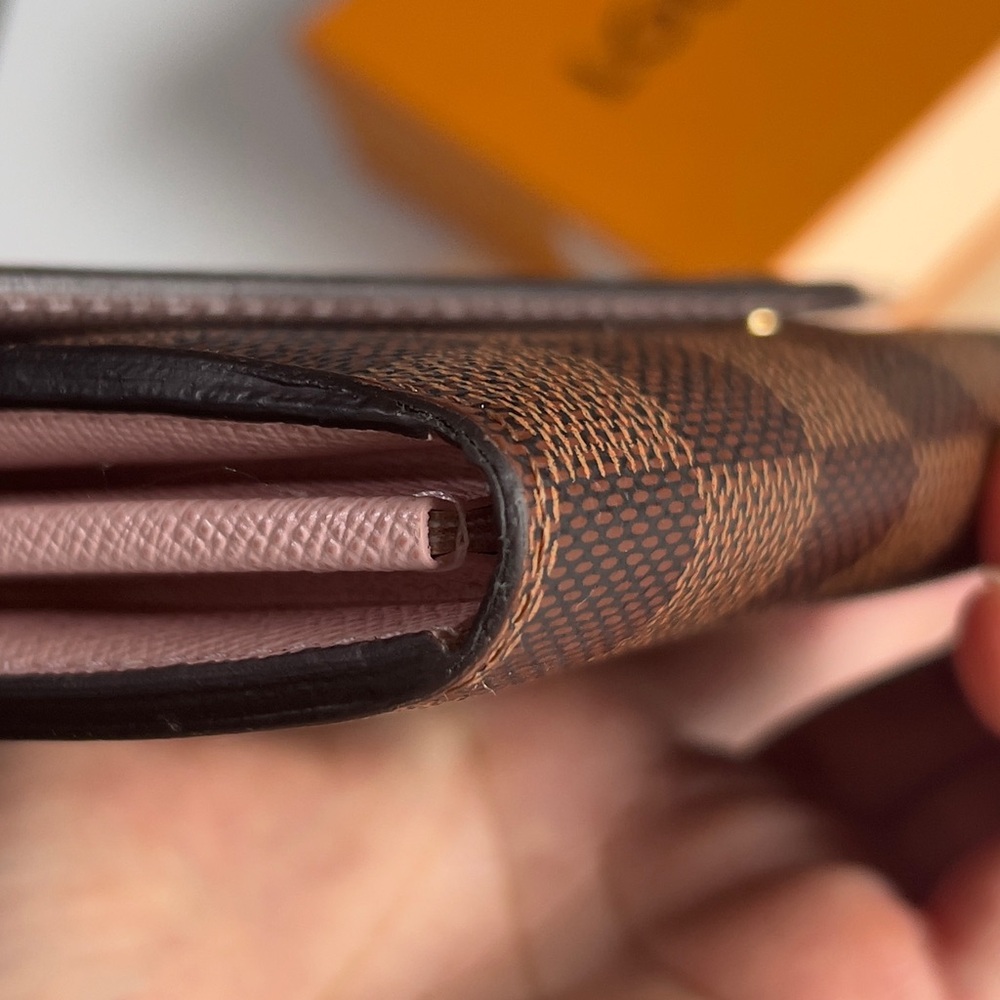 Authentic Louis Vuitton Sarah Wallet Ebene Pink - Picture 11 of 16